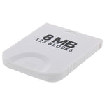 ZedLabz 8MB memory card for Nintendo GameCube GC & Wii 123 block - white - 1