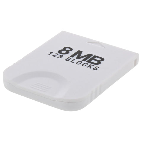 ZedLabz 8MB memory card for Nintendo GameCube GC & Wii 123 block - white - 1