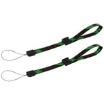 ZedLabz adjustable wrist strap for handheld games consoles, cameras & mobiles – 2pk Green brown Camouflage - 1