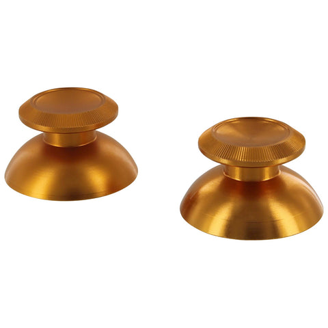 ZedLabz aluminium alloy metal analog thumbsticks for Sony PS4 controllers - gold - 1