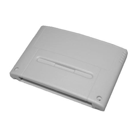 ZedLabz compatible replacement game cartridge shell case for Nintendo SNES EU version - grey - 2