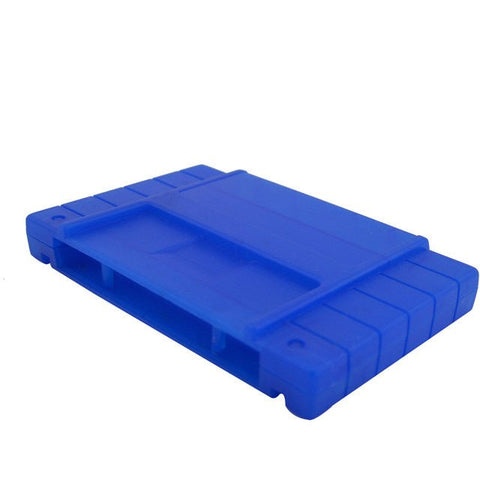 ZedLabz compatible replacement game cartridge shell case for Nintendo SNES US version - Blue - 1