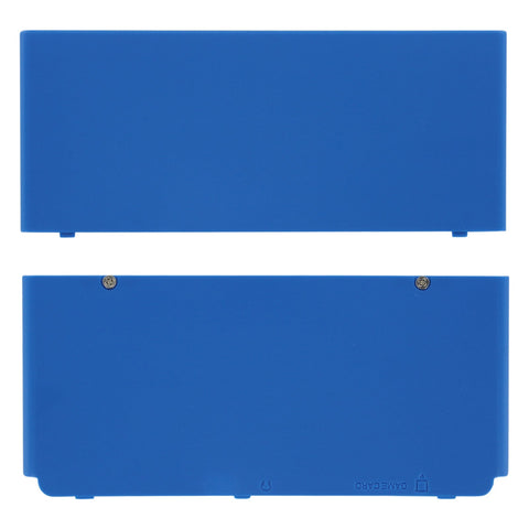 ZedLabz compatible top & bottom cover plates for Nintendo new 3DS console - Blue - 2