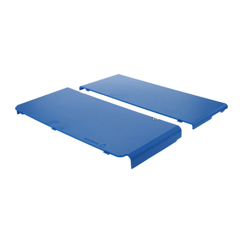 ZedLabz compatible top & bottom cover plates for Nintendo new 3DS console - Blue - 1