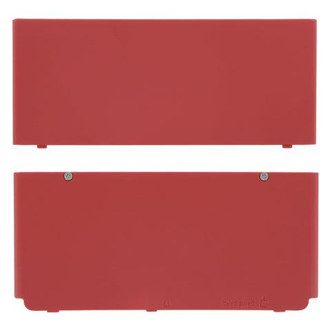 ZedLabz compatible top & bottom cover plates for Nintendo new 3DS console - Red - 2