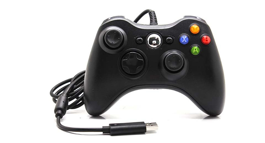 Zedlabz Compatible Wired USB Controller Gamepad joypad for xbox 360 Slim - Black - 1