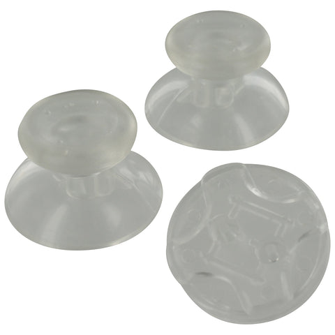 ZedLabz concave analog thumbsticks & D Pad mod kit for Microsoft Xbox 360 - transparent clear - 1