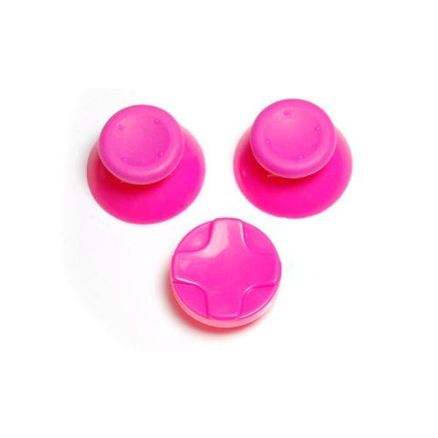 ZedLabz concave analog thumbsticks grip sticks & D Pad mod kit for Microsoft Xbox 360 - pink - 1