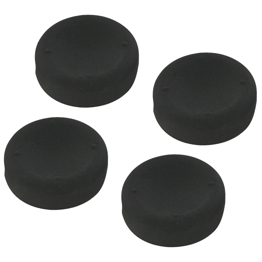 ZedLabz concave soft silicone thumb grips for Sony PS4 controller analog sticks - 4 pack black - 1