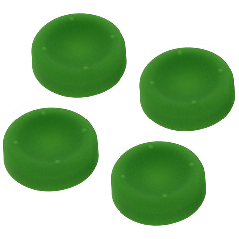 ZedLabz concave soft silicone thumb grips for Sony PS4 controller analog sticks - 4 pack green - 1