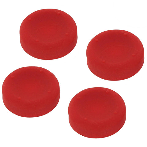 ZedLabz concave soft silicone thumb grips for Sony PS4 controller analog sticks - 4 pack red - 1