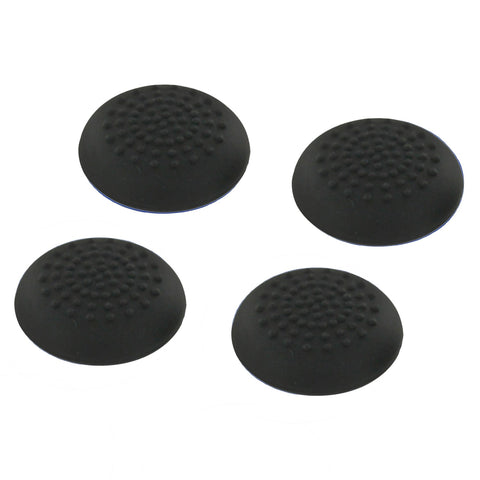 ZedLabz convex soft silicone thumb grips for Sony PS4 controller analog sticks - 4 pack black - 1