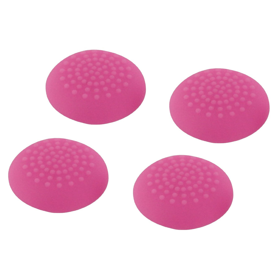 ZedLabz convex soft silicone thumb grips for Sony PS4 controller analog sticks - 4 pack pink - 1