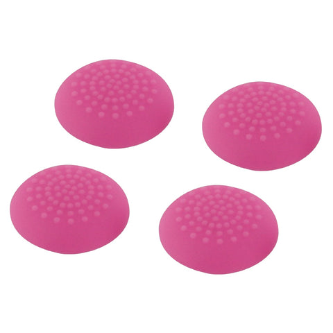 ZedLabz convex soft silicone thumb grips for Sony PS4 controller analog sticks - 4 pack pink - 1