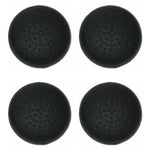 ZedLabz dotted convex silicone thumb grips for Sony PS4 controllers thumb stick caps - 4 pack black - 1