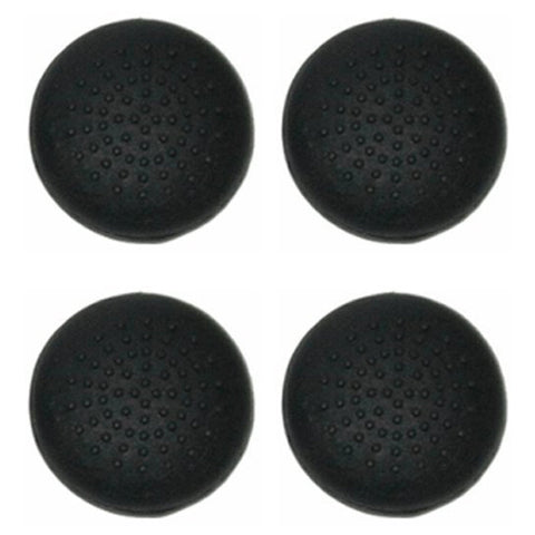 ZedLabz dotted convex silicone thumb grips for Sony PS4 controllers thumb stick caps - 4 pack black - 2