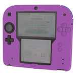 ZedLabz essentials kit for Nintendo 2DS inc silicone cover, screen protectors, game cases & wrist straps - purple - 2