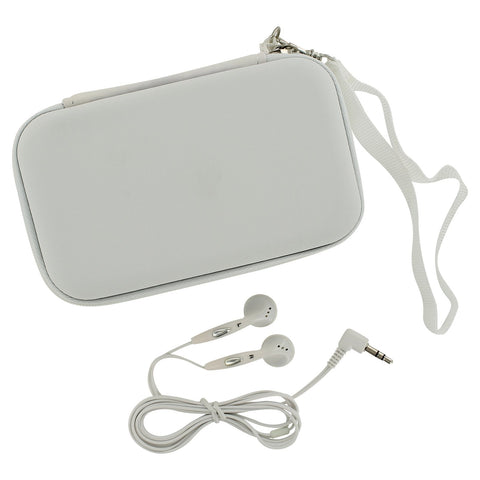 ZedLabz Eva case & headphones for Nintendo DS Lite, DSi & 3DS - White - 2