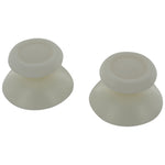 ZedLabz hardened replacement TPU controller analog thumbsticks for Sony PS4 - 2 pack white - 3