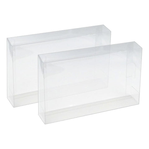 ZedLabz plastic display box for Nintendo N64 loose games - 2 pack clear - 1