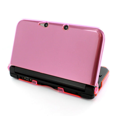 ZedLabz polycarbonate Armor Crystal Case for Nintendo 3DS XL - Pink Clear - 1