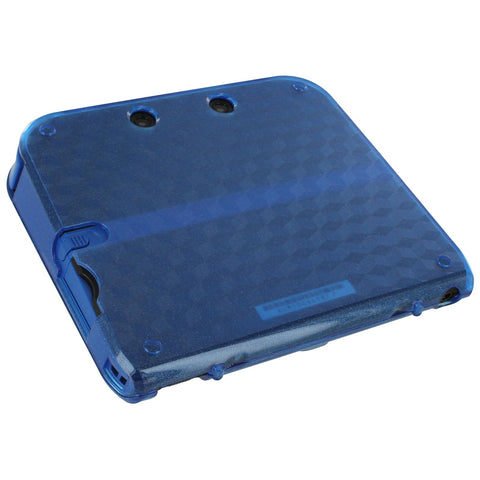 Zedlabz polycarbonate plastic hard case protective armour cover shell for Nintendo 2DS – blue - 2