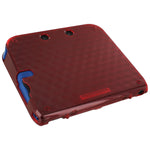 Zedlabz polycarbonate plastic hard case protective armour cover shell for Nintendo 2DS – red - 2