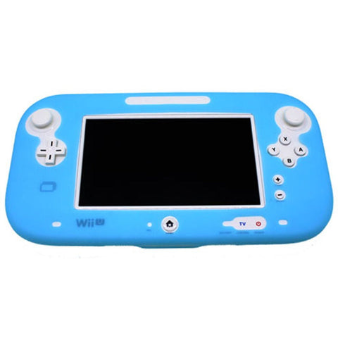 ZedLabz Protective Silicone cover for Wii U gamepad soft bumper cover - light blue - 2