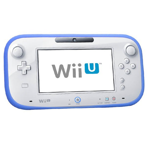 ZedLabz protective silicone rubber bumper case for Nintendo Wii U - blue - 1