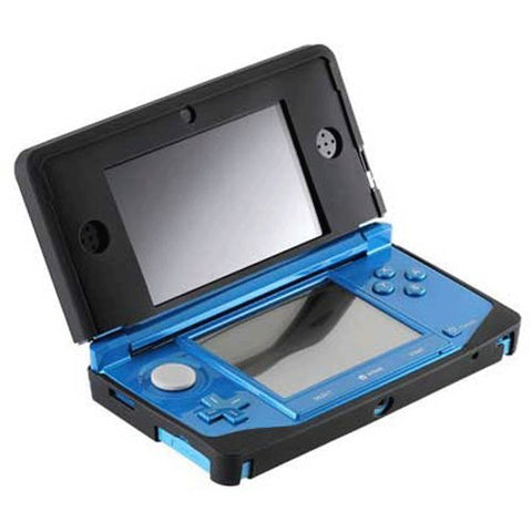 ZedLabz Protective Silicone Rubber Gel Cover Case Skin for Nintendo 3DS - Black - 1