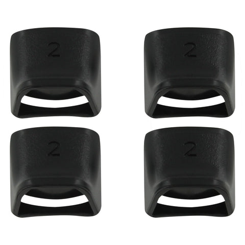 ZedLabz real trigger caps L2 R2 for Sony Playstation 3 PS3 Controller Triggers – 4 pack black - 2