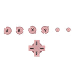 Zedlabz replacement button set inc D - Pad, A B X Y, triggers & volume power slider for Nintendo DS Lite - pink - 2