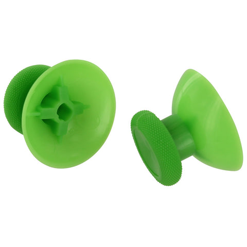 ZedLabz replacement concave rubber analog thumbsticks for Microsoft Xbox One controller - 2pk green - 2