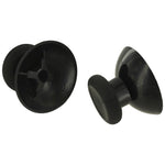 ZedLabz replacement concave rubber analog thumbsticks for Xbox One controller - 2 pack black - 2