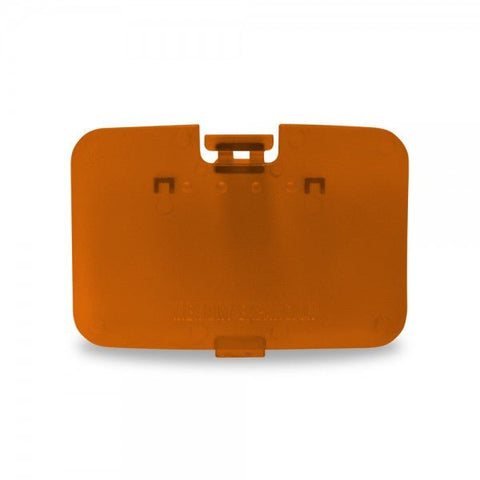 ZedLabz replacement expansion cover jumper pak door for Nintendo 64 N64 - Atomic orange - 1