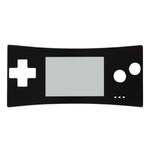 ZedLabz replacement faceplate screen lens for Nintendo Game Boy Micro - Black - 2