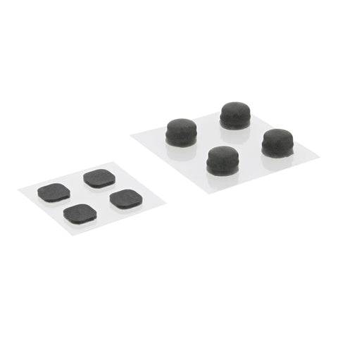 ZedLabz replacement rubber feet and screw cover set for Nintendo New 3DS XL (2015 model) - grey - 1