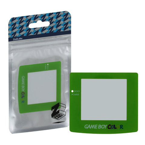 ZedLabz replacement screen lens plastic cover for Nintendo Game Boy Color - green - 1