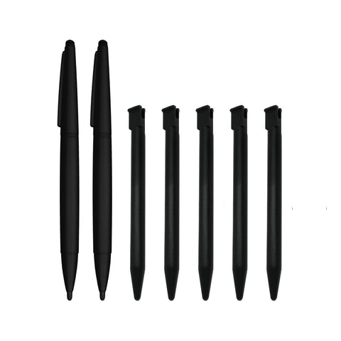 ZedLabz replacement slot in & XL stylus pen pack for Nintendo 3DS - 7 pack black - 1