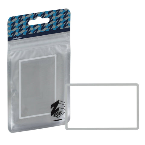 ZedLabz replacement top screen lens plastic cover for Nintendo 2DS - White - 1