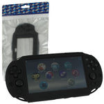 ZedLabz SC - 1 soft silicone skin protector cover bumper case for Sony PS Vita 2000 Slim - black - 1