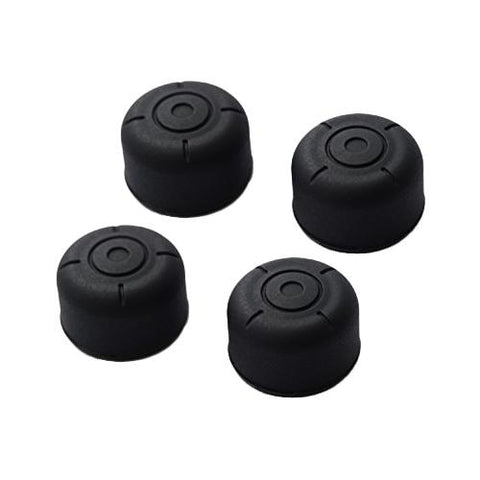 ZedLabz silicone circle grip thumb stick extender caps for Nintendo Switch joy - con controllers - 4 pack black - 2