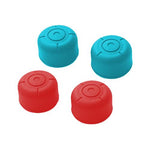 ZedLabz silicone circle grip thumb stick extender caps for Nintendo Switch joy - con controllers - 4 pack red & blue - 2