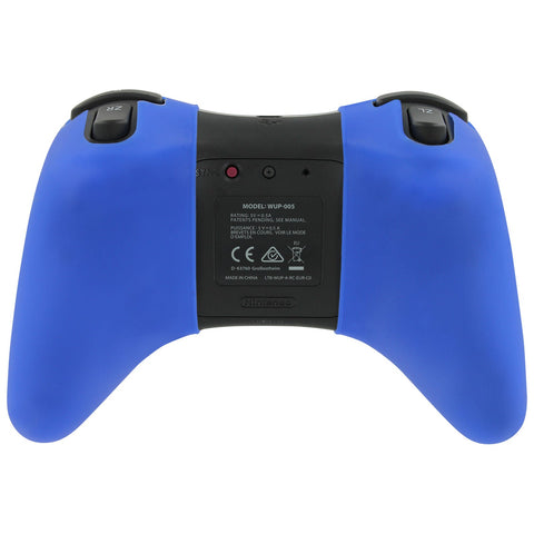 ZedLabz silicone protective skin cover for Nintendo Wii U pro controller - royal blue - 2