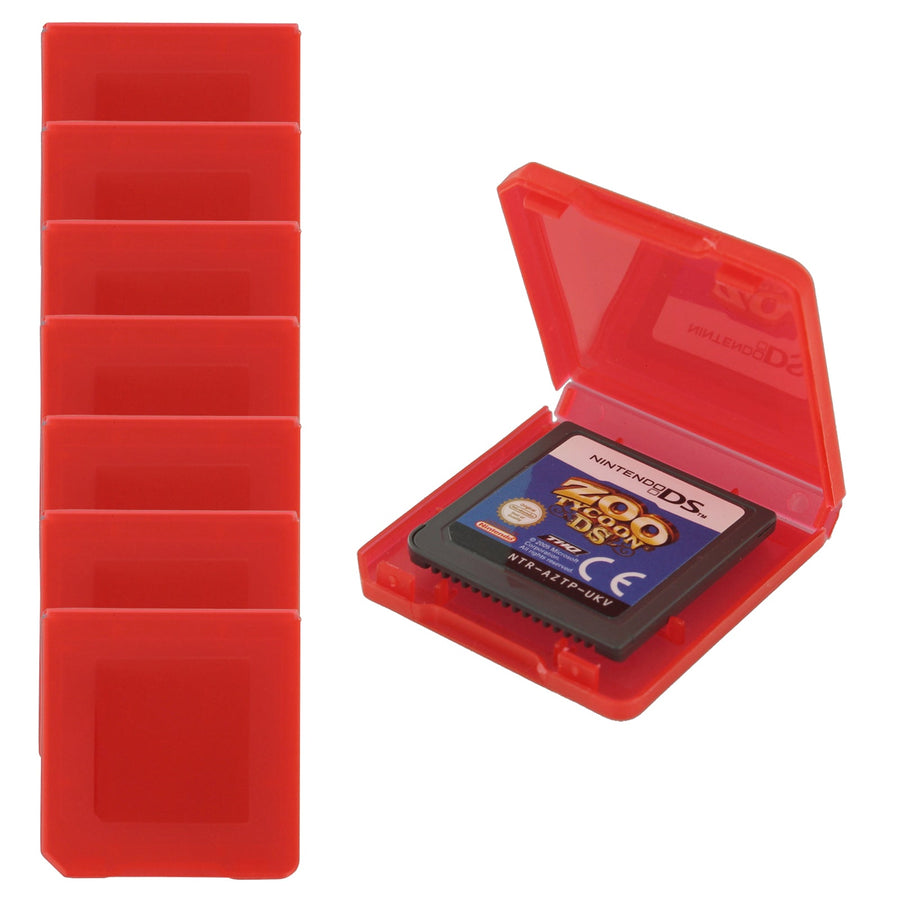 ZedLabz single game card case holder for Nintendo DSi & DS Lite - 8pk red - 1