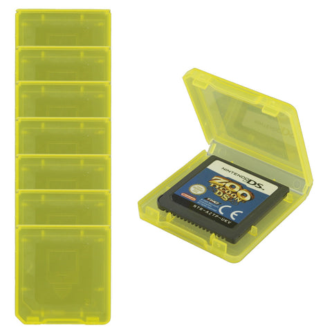 ZedLabz single game card case holder for Nintendo DSi & DS Lite - 8pk yellow - 1