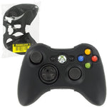 ZedLabz soft silicone rubber skin grip cover case for Microsoft Xbox 360 controller - black - 1