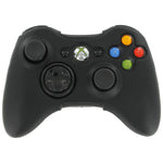 ZedLabz soft silicone rubber skin grip cover case for Microsoft Xbox 360 controller - black - 2