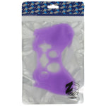 ZedLabz soft silicone rubber skin grip cover case for Microsoft Xbox 360 controller - purple - 3