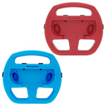 ZedLabz steering wheel grip attachement for Nintendo Switch Joy - Con controllers - 2 pack red & blue - 1